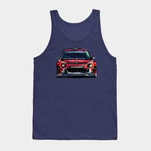 Citroen C3 WRC Artwork Tank Top